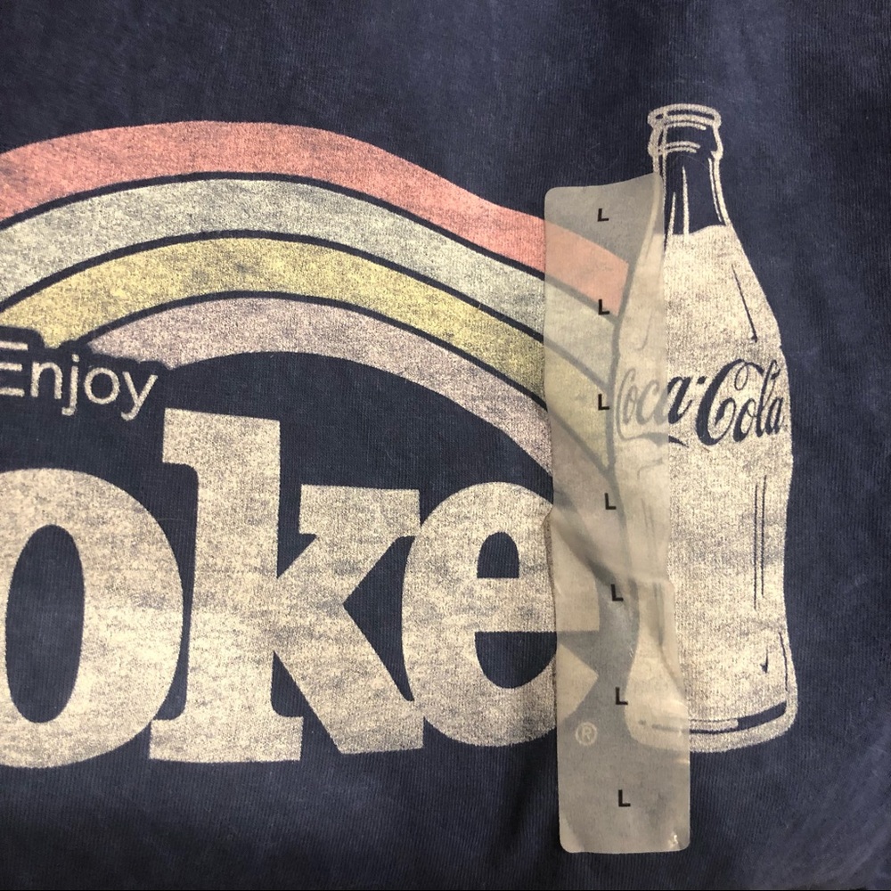 NWT Coco cola long sleeve crop top size Large - Picture 6 of 8